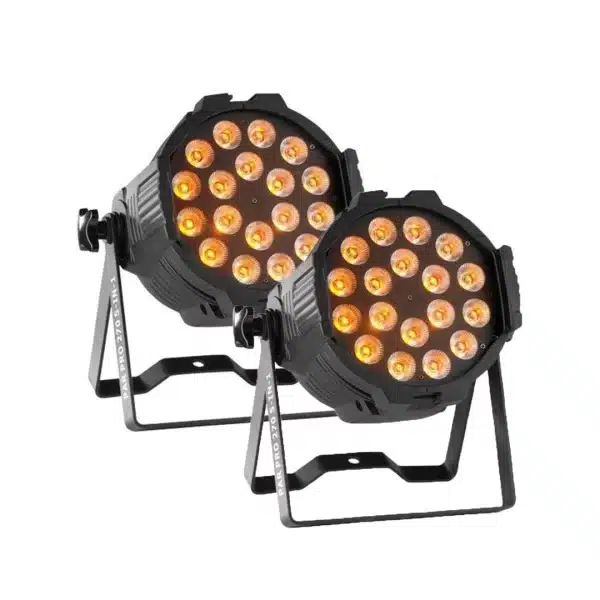 Proyectores x2 LED PROLIGHT PAR PRO 270W 5-IN-1