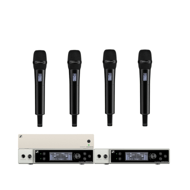 Sistema Sennheiser EW-DX con 4x Micrófonos de mano
