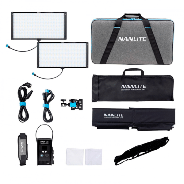 Kit 2x Panel Nanlite PavoSlim 120B LED bi-color