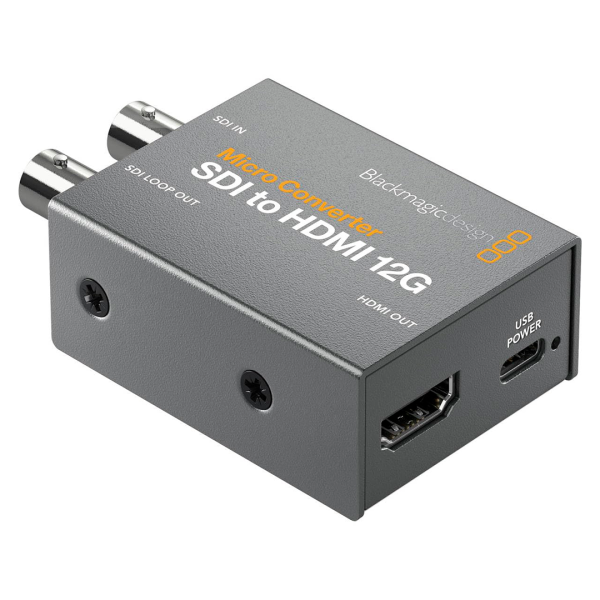 Conversor Blackmagic micro converter bidireccional SDI/HDMI 12G (4K)