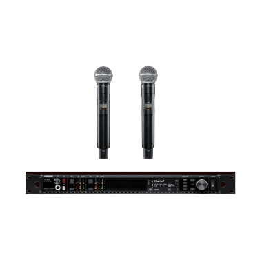 Shure Axient Digital Rack with 2 Handheld Microphones