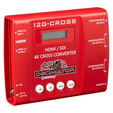 Decimator 12G 4K cross converter