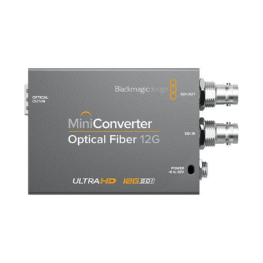 Blackmagic mini conversor de fibra óptica 12G